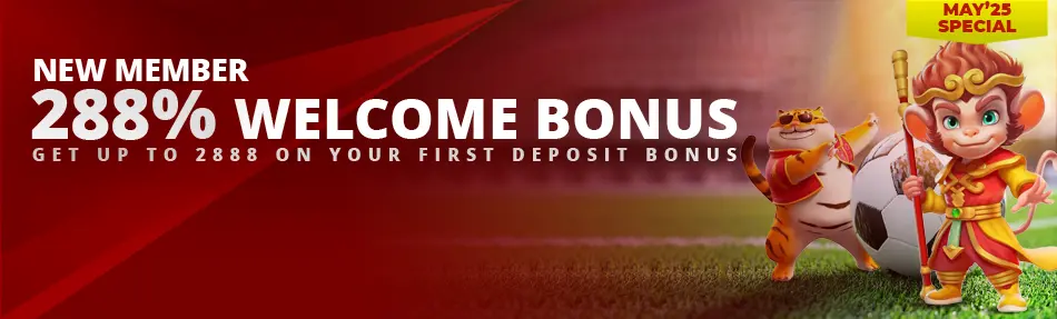 288% WELCOME BONUS